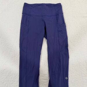 Lululemon Purple fast and free Leggings